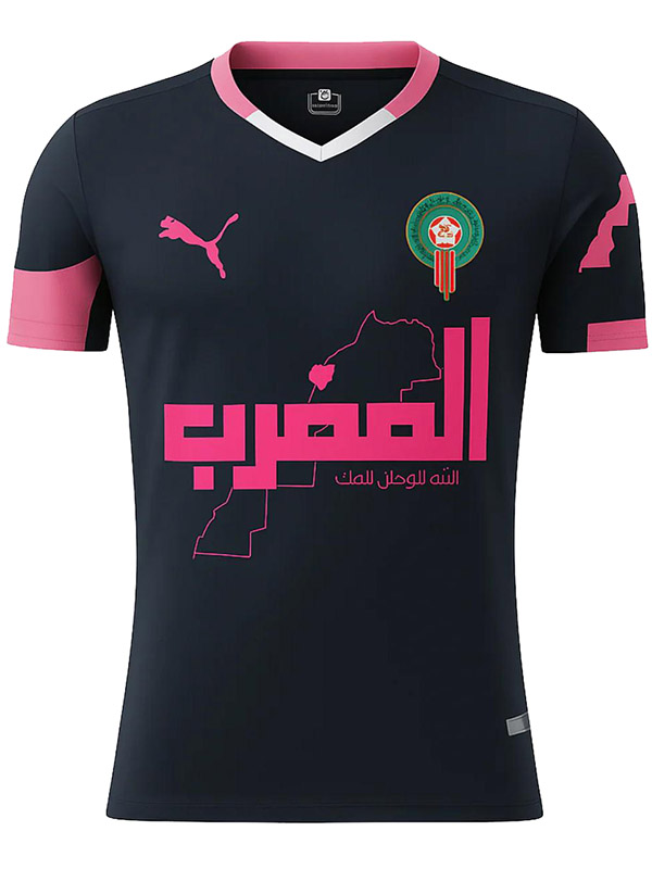 Morocco maillot d'entraînement de football pour adultes uniforme de football indigo pour hommes tenue de sport haut 2025-2026